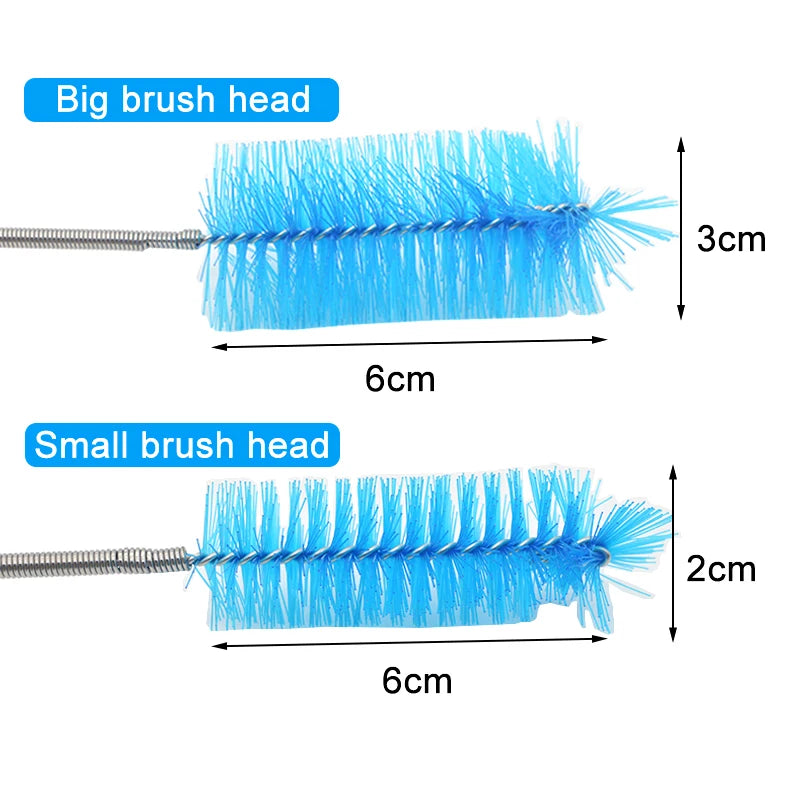 Aquarium Cleaning Brush for Water Filter Pump Lily Pipe Air Tube Hose