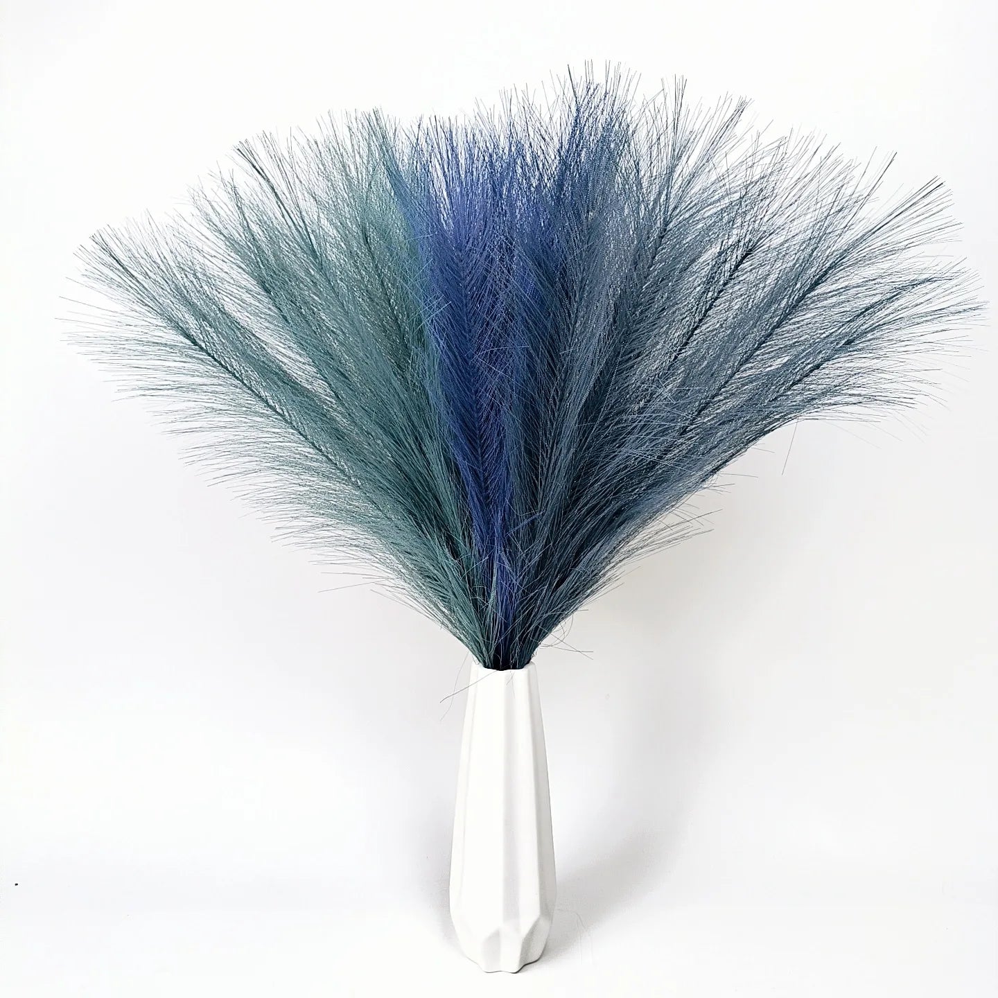 15Pc 55CM Artificial Pampas Grass Decor Bohemian Reed for DIY Floral