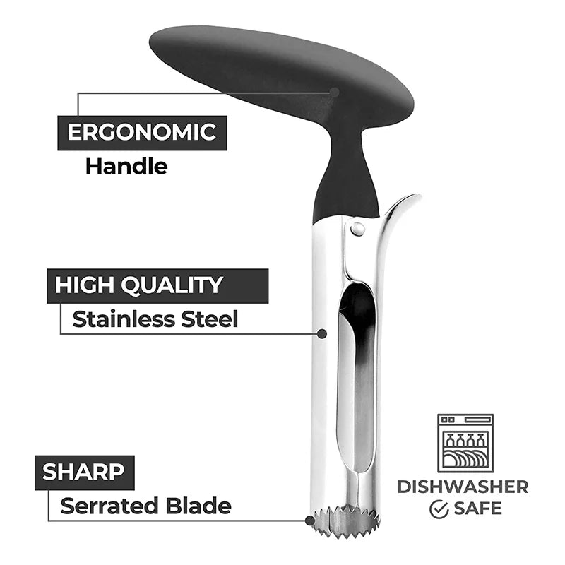 Premium Apple Corer Stainless Steel Apple Pears Core Remover Tool