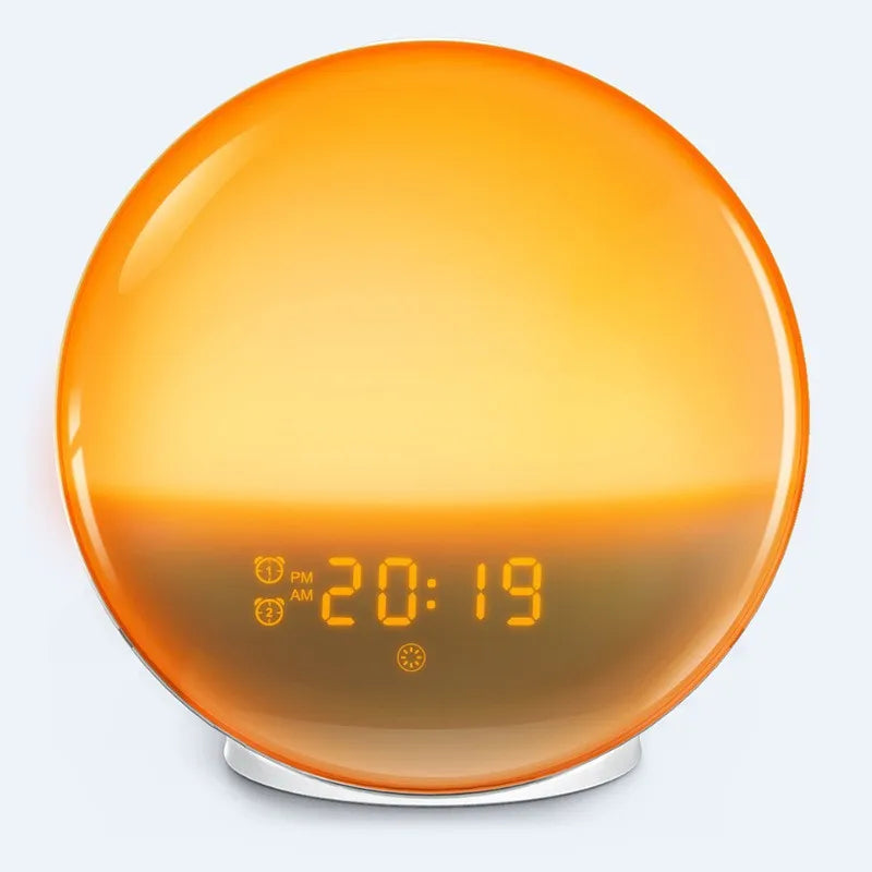 Sunrise Sunset Simulation Wake Up Alarm Clock with Colorful Atmosphere
