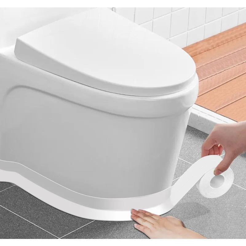 1pc Bathroom Waterproof Wall Stickers Sealing Tapes PVC Adhesive