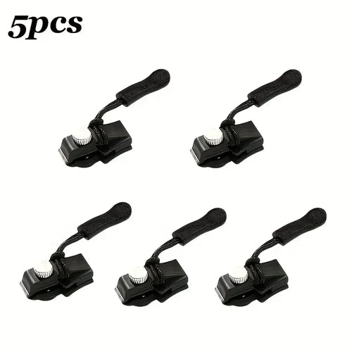 5pcs Zipper Repair Kit - Detachable Zipper Pulls for Bags, Coats,