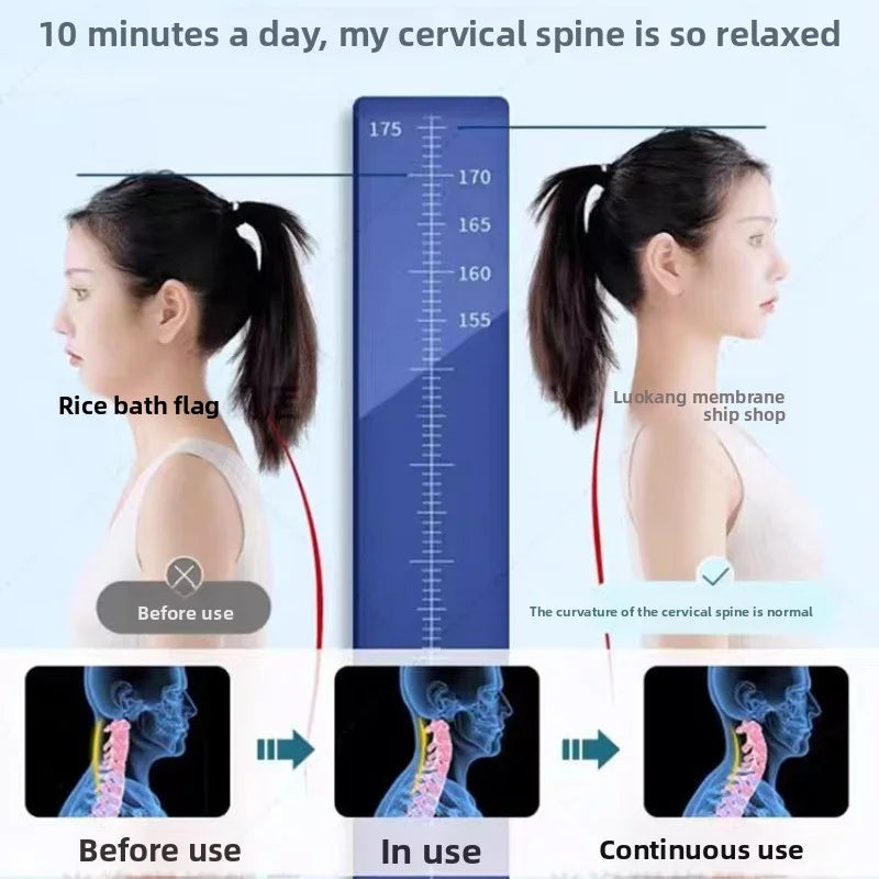 C-shaped pillow cervical massage pillow neck correction traction