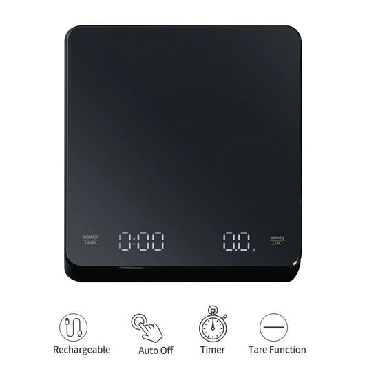 Digital Coffee Scale with Timer LED Screen Espresso USB 3kg
