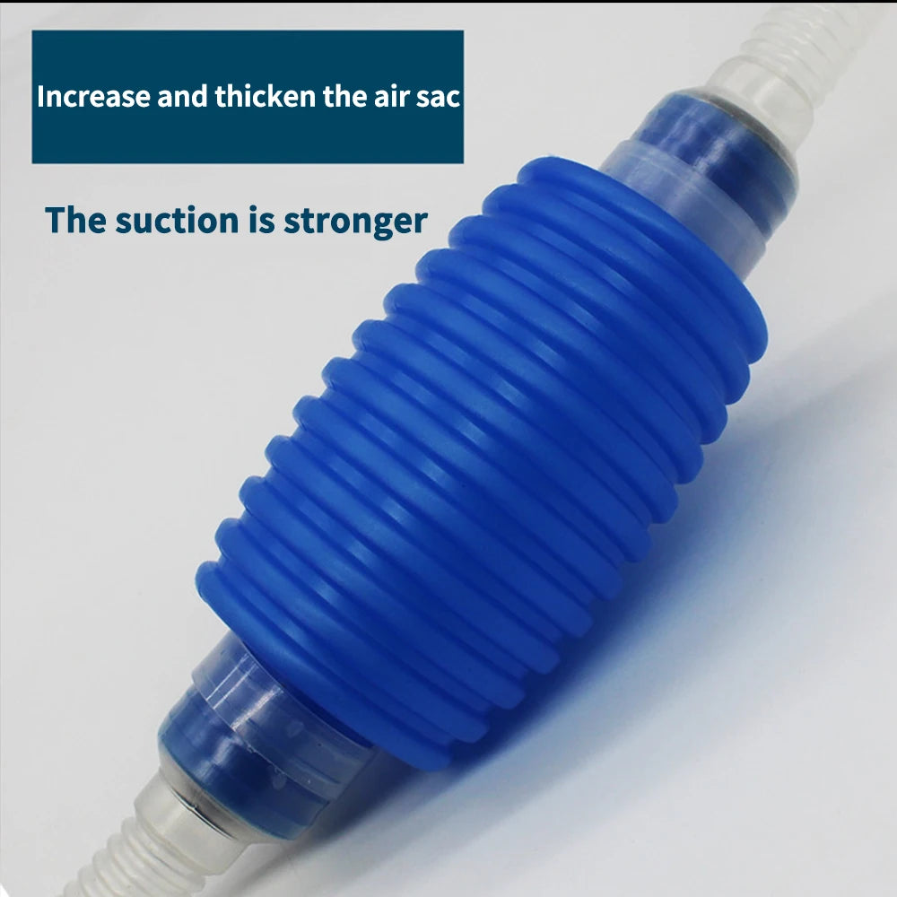 Aquarium Siphon Fish Tank Syphon Vacuum Gravel Water Filter Cleaner