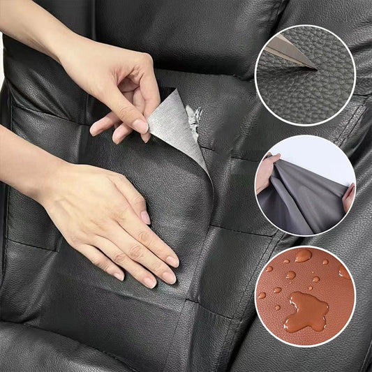 Repair Patches Self-Adhesive Leather PU Leather Fabric Stickers for