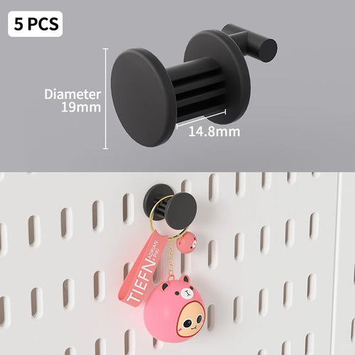 No-Drill Gaming Room Pegboard, Wall Organizer for Controller,