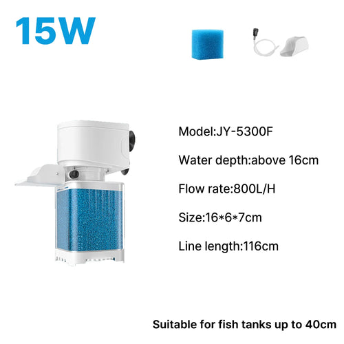 Aquarium Filter Pump Fish Tank Submersible Silent Air Oxygen Aerator