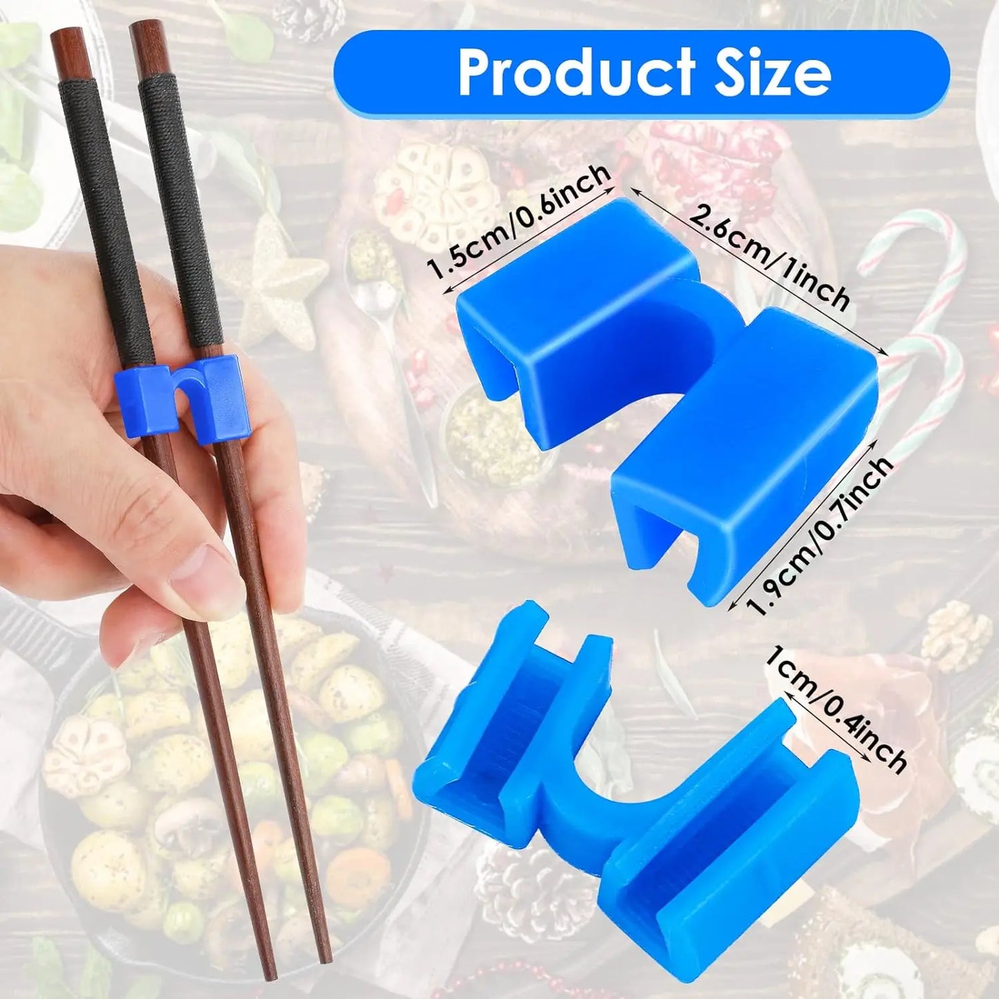 5 PCS Reusable Chopsticks Helpers Training Chopstick Hinges Connector