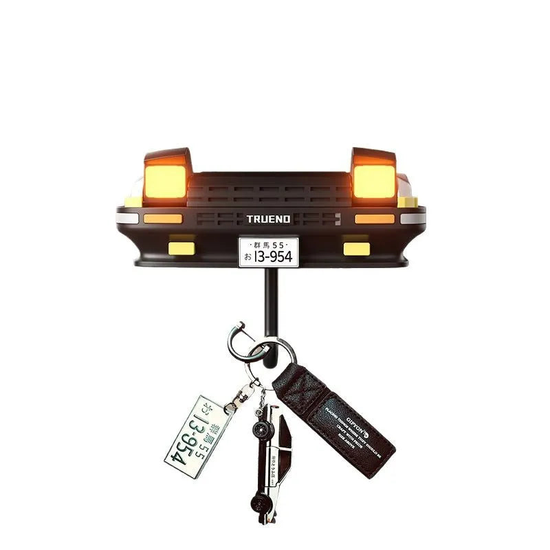 AE86 Car Creative Hook Headlight Key Storage Rack Keychain Holder for