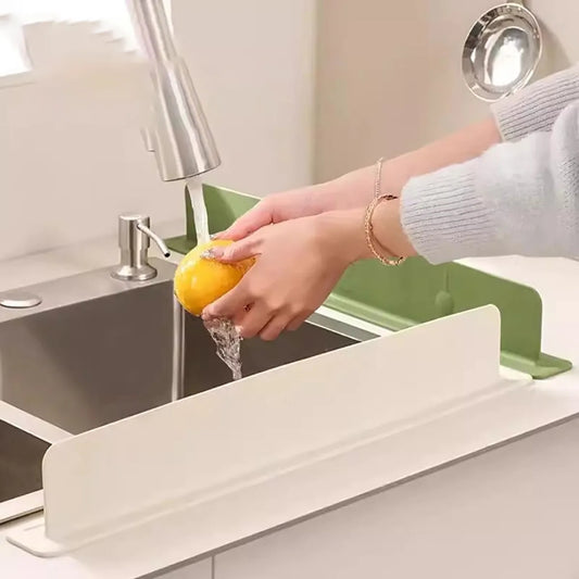Silicone Sink Baffle Splash Guard Waterproof Splatter with Suction Cup