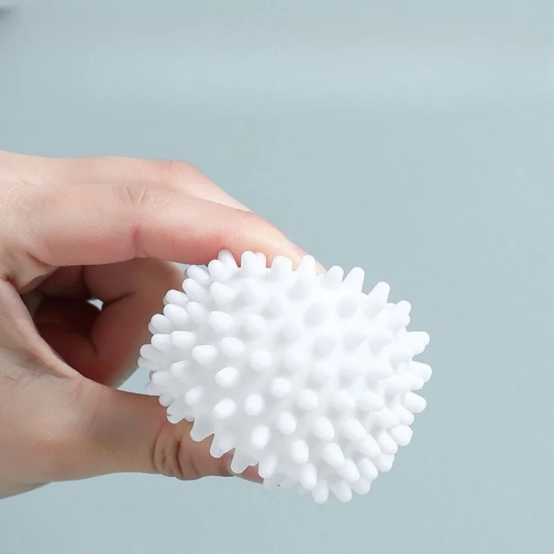Anti-wrap laundry ball round pure white magic cleaning drum washing