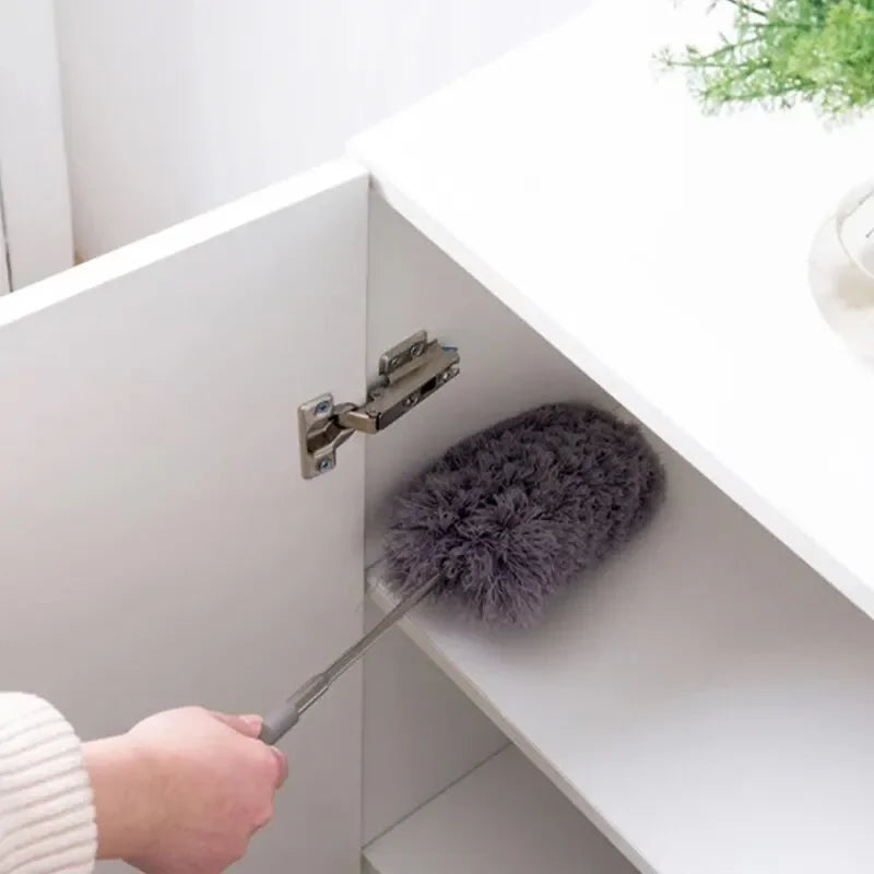 Retractable Duster Stainless Steel Long Handle Dusting Brush Car