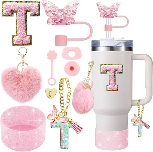 9PCS Cup Accessory Set for Stanley 30oz 40oz Butterfly Straw Cover Cap