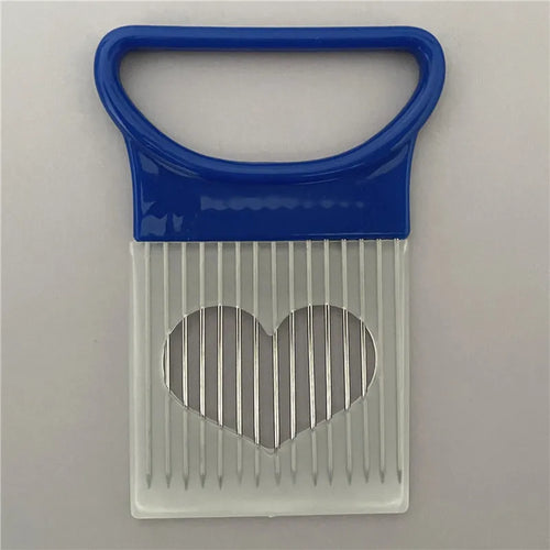Effortlessly Slice Onions with this 1pc Colorful Onion Slicer Kitchen