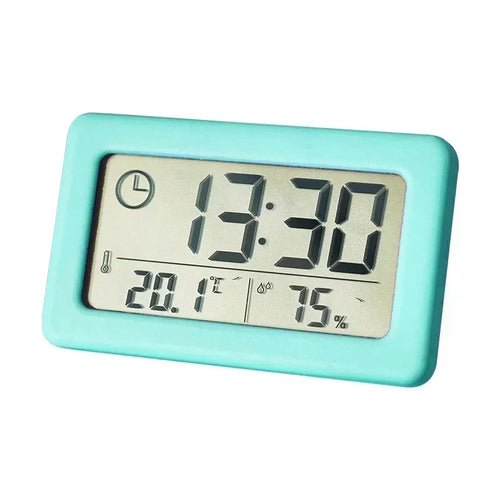 12/24 Hours Wall Clock Thermometer Digital Table Clock Hygrometer