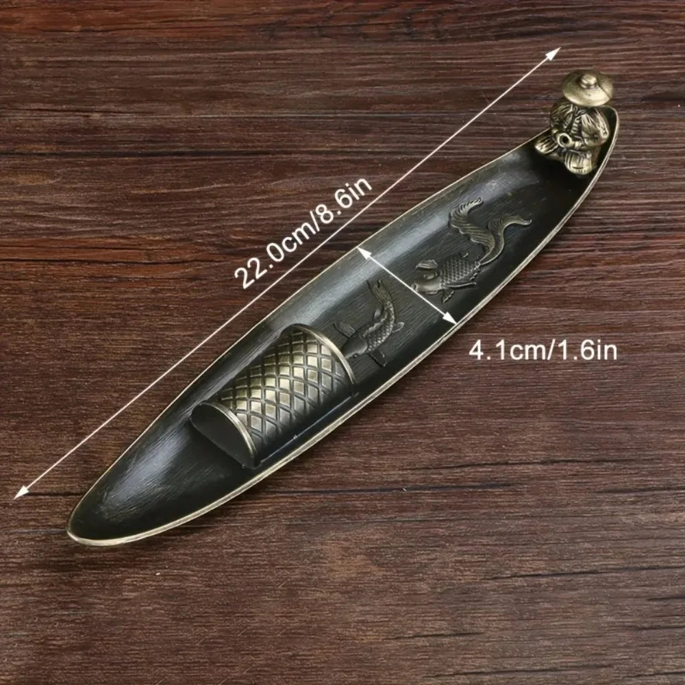 Creative Incense Holder Aromatherapy Ornament Incense Holder Boat Old