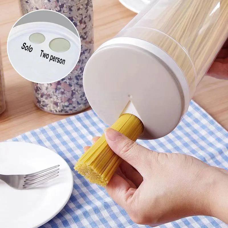 1pc Noodles Sealed Can Food Storage Spaghetti Noodle Pasta Container