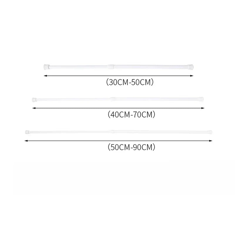 Multi Purpose Spring Loaded Extendable Telescopic Net Voile Tension