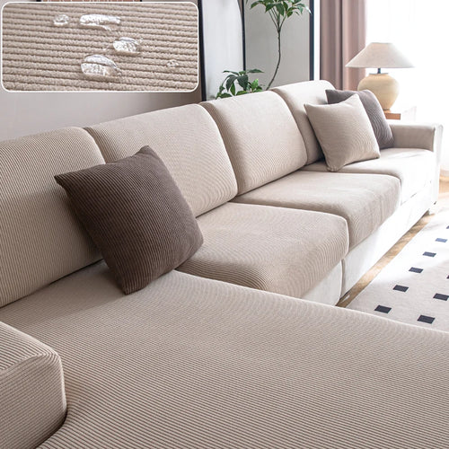 Waterproof Sofa Cover Luxury Adjustable Elastic Couch Cover for Living