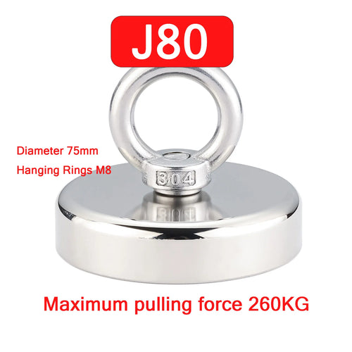 Super Strong Neodymium Fishing Magnet Hook N52 Heavy Duty Rare Earth
