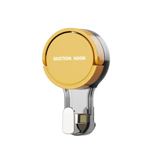 Wall Mounted Vacuum Suction Cup Hook No-Drilling Key Towel Hanger Hook
