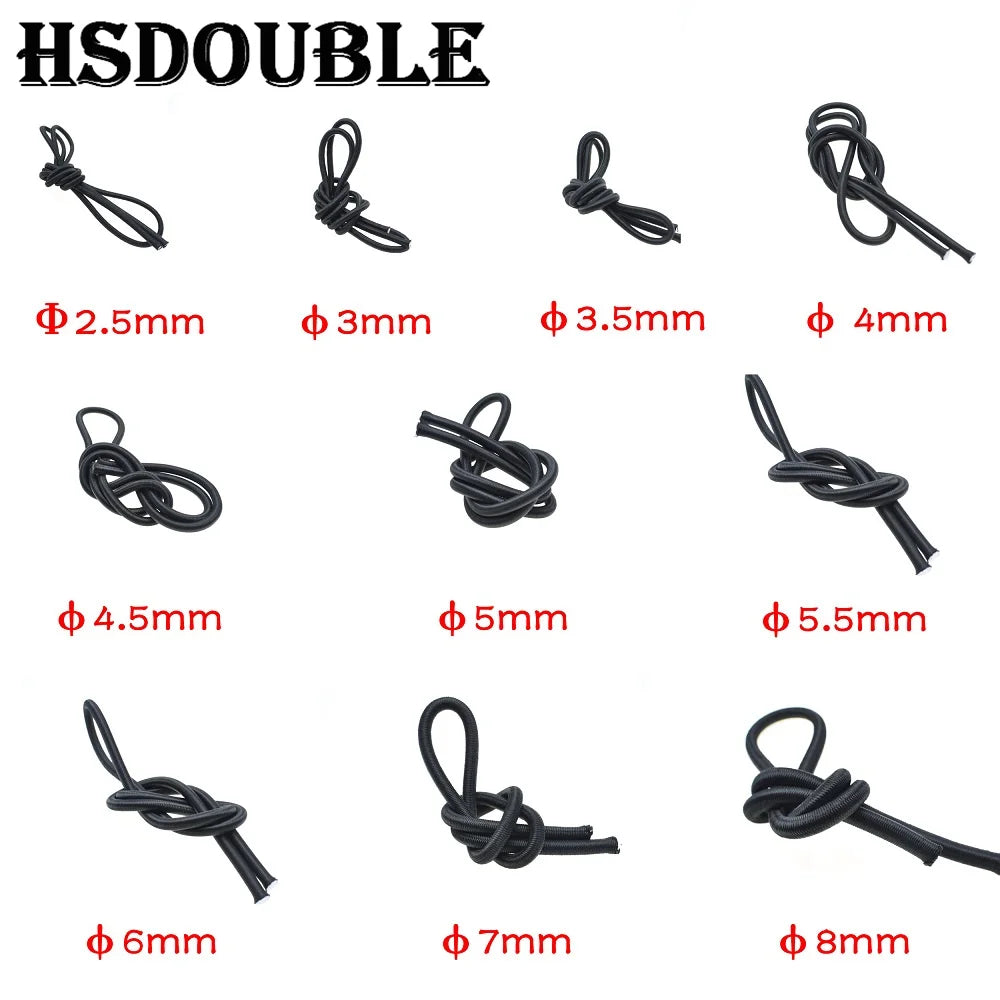 10 Meters Strong Elastic Rope Bungee Shock Cord Stretch String for DIY