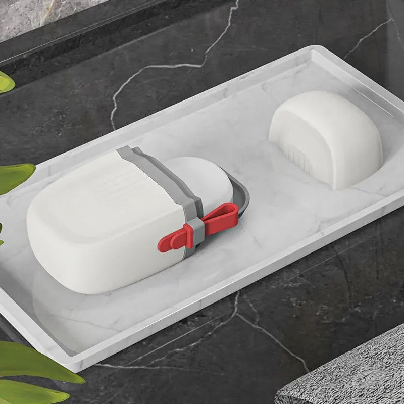 Fashion Portable Sealed Waterproof Soap Box for Travel, Hiking, and