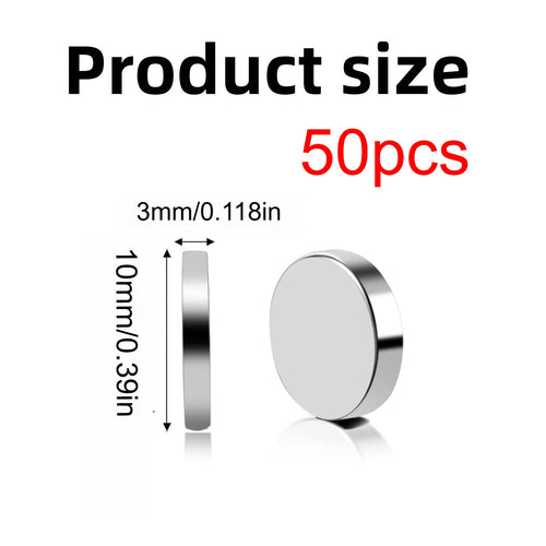 10x1/10x2/10x3mm-20/50/100pcs circular refrigerator magnets widely