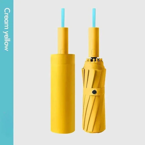 48 Bone Fully Automatic Super Strong Windproof Umbrella Uv Protection