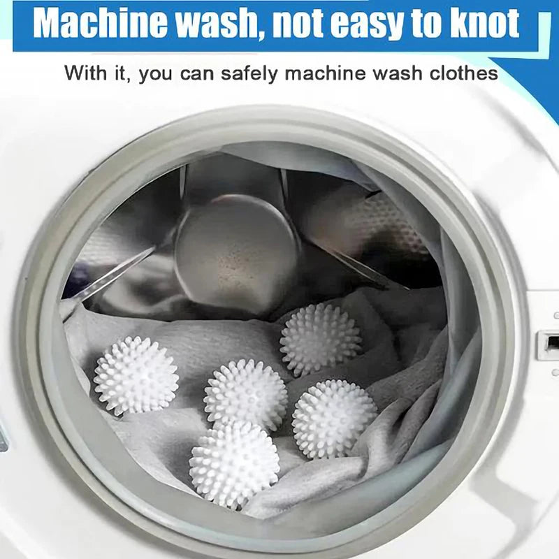 4Pcs PVC Dryer Ball Reusable Laundry Ball Washing Machine Drying