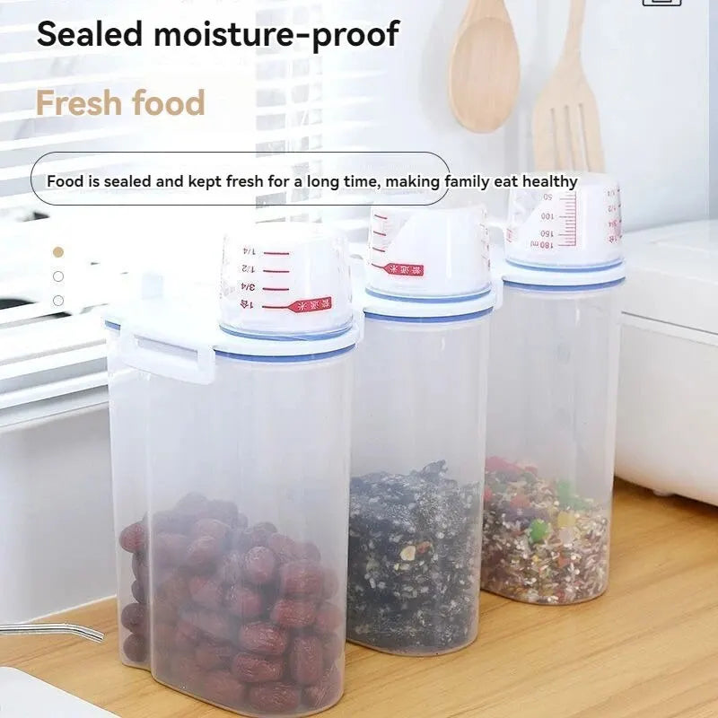 Moisture-proof Grain Jar Rice Jar Grain Storage Box Pet Food Bucket