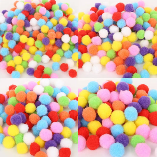 Mini Fluffy Soft Ball Colored High Elastic Ball DIY Polyester Plush