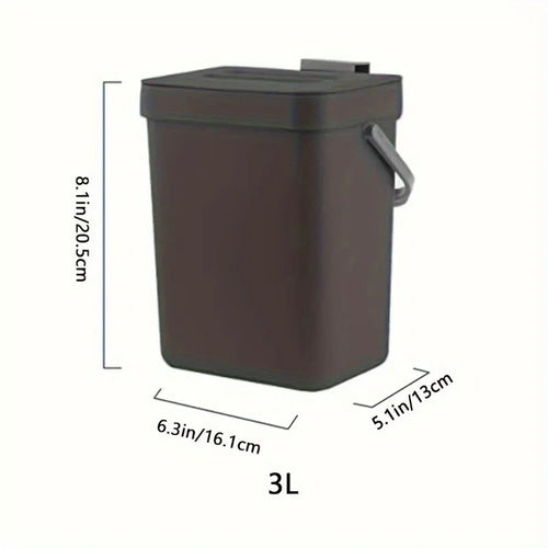 Food Waste Basket Bin for Kitchen, Small Countertop Compost Bin with
