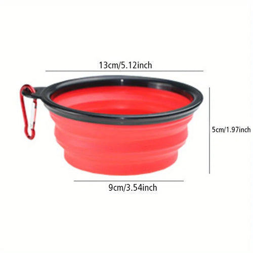 Dog Folding Bowl Portable Dog Travel Bowl Dog Food Water Bowl for
