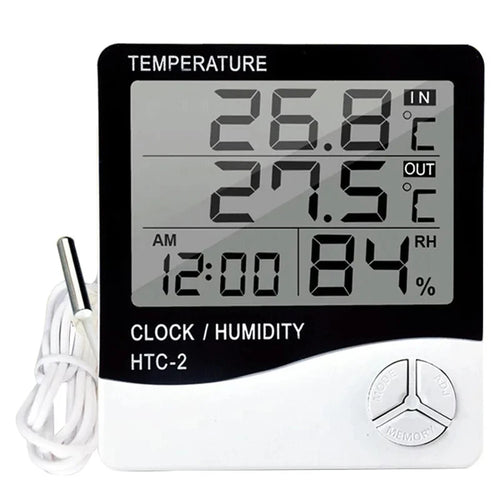 HTC-1 HTC-2 LCD Electronic Digital Temperature Humidity Meter Home