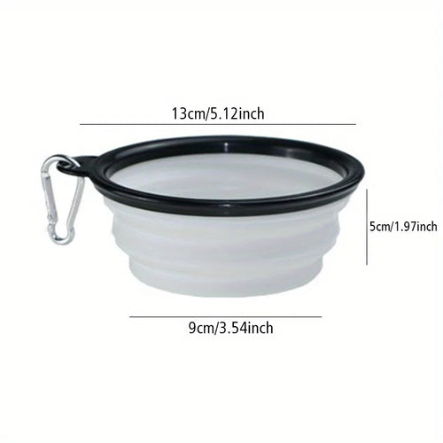 Dog Folding Bowl Portable Dog Travel Bowl Dog Food Water Bowl for