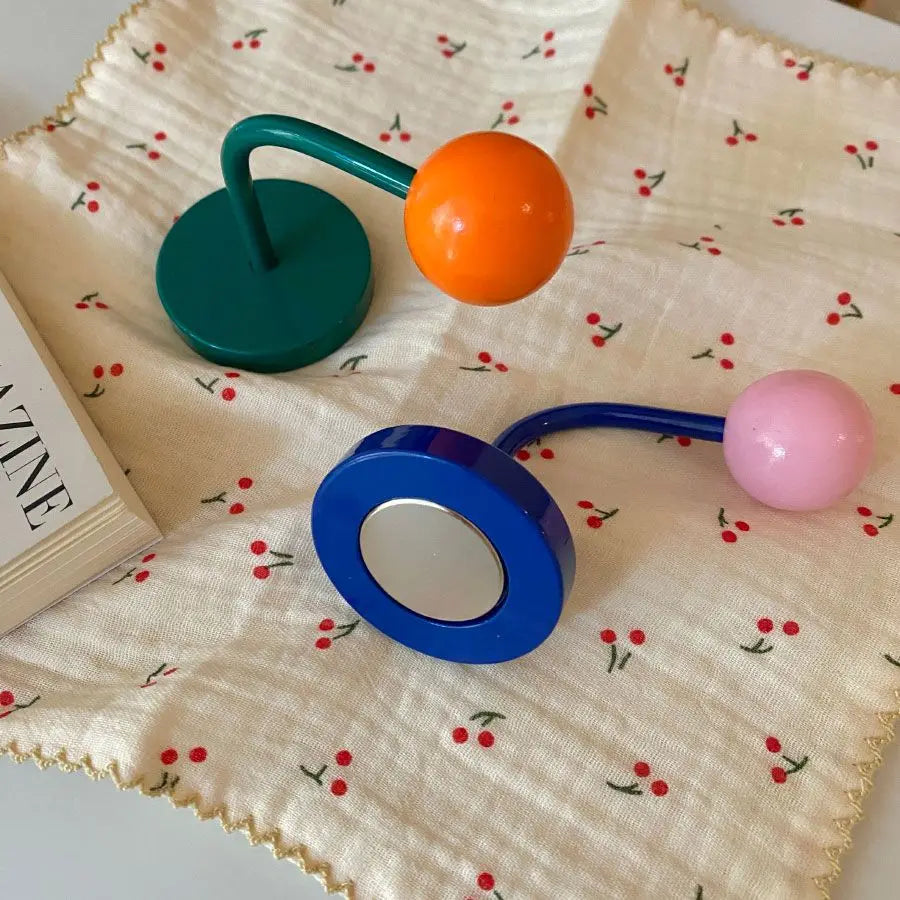 1PC Color Creative Magnetic Hook No Punch Magnetic Hook Kitchen