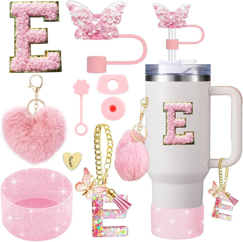 9PCS Cup Accessory Set for Stanley 30oz 40oz Butterfly Straw Cover Cap