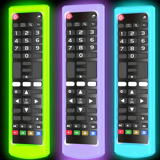 Luminous Silicone Remote Control Cover for LG AKB Series, Non‑Slip