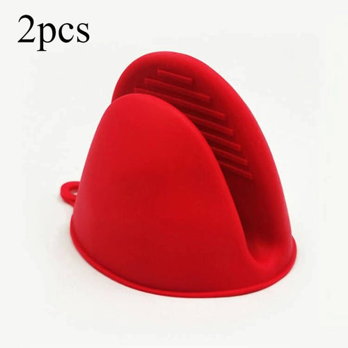 2pcs Thicken Baking  silicone oven mitts Microwave Oven Glove Heat
