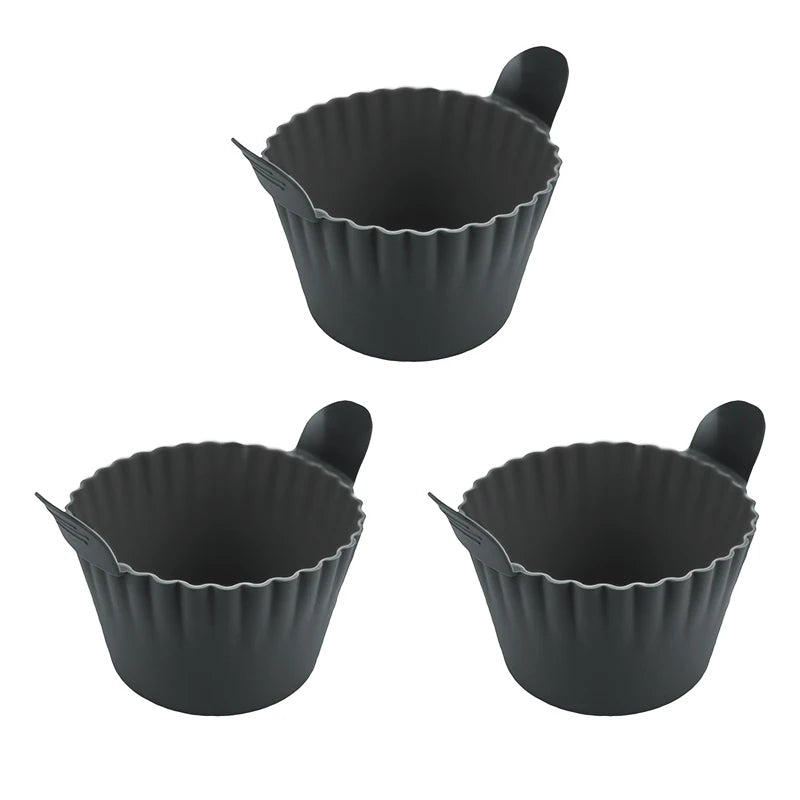 Silicone Air Fryer Egg Poacher Cups Egg Cooker Mold BPA-Free Ramekins