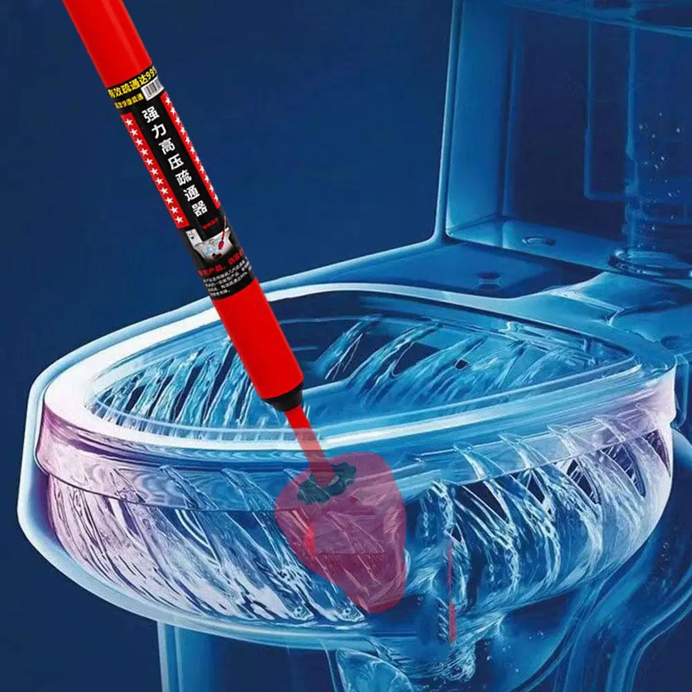 1Pc High Pressure Toilet Unblock One Shot Toilet Pipe Plunger Silicone