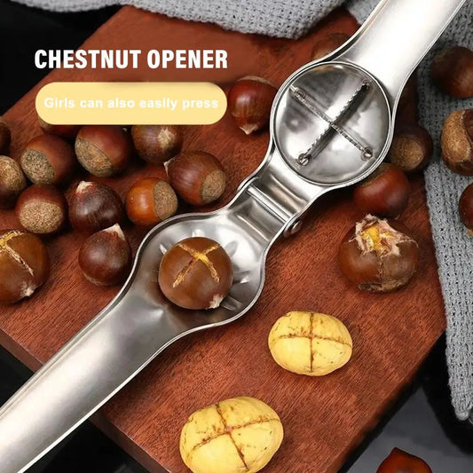 Stainless Steel Quick Chestnut Opener Quick Clip Walnut Pliers Cutter