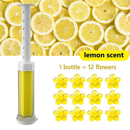 Toilet Cleaner Gel Remove Odors Leave Flower Aromatic Toilet Gel No