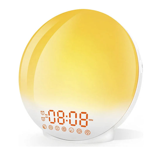 Sunrise Sunset Simulation Wake Up Alarm Clock with Colorful Atmosphere