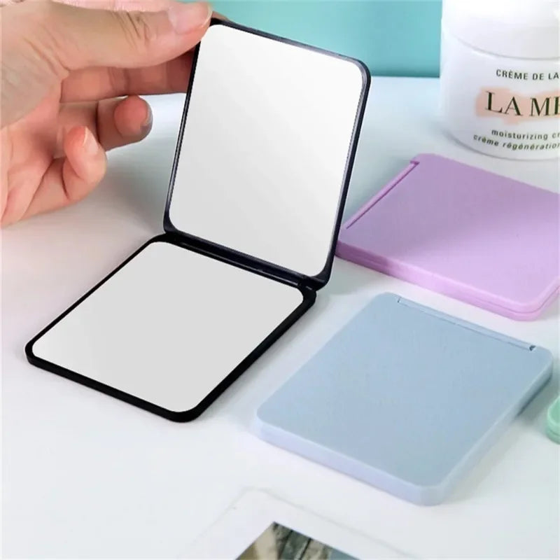 Mirror Foldable Makeup Mirror Portable Double-Sided Mirror Student