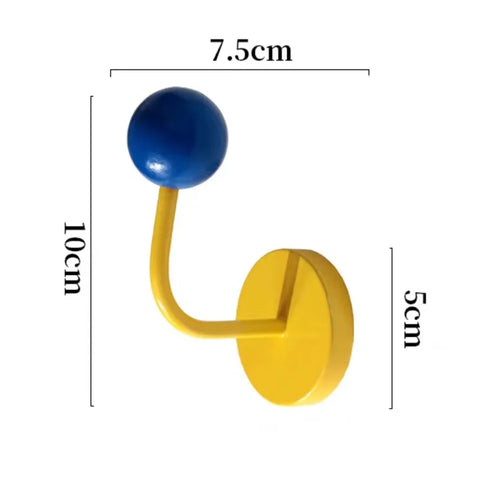 1PC Color Creative Magnetic Hook No Punch Magnetic Hook Kitchen