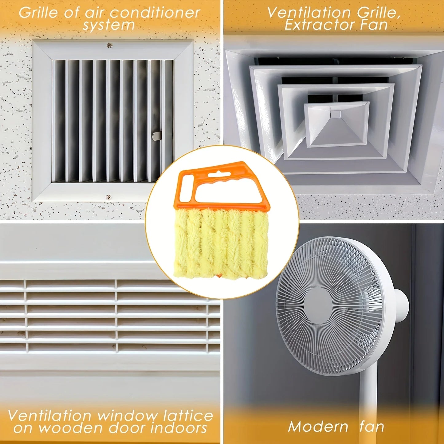 Blinds Window Cleaning Brush, Detachable Washable Blinds Dust Removal