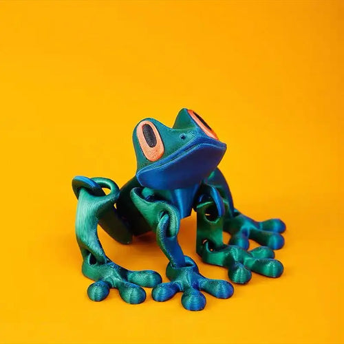 3D Printing Simulation Tree Frog Joint Movable Frog Ornaments Kitchen